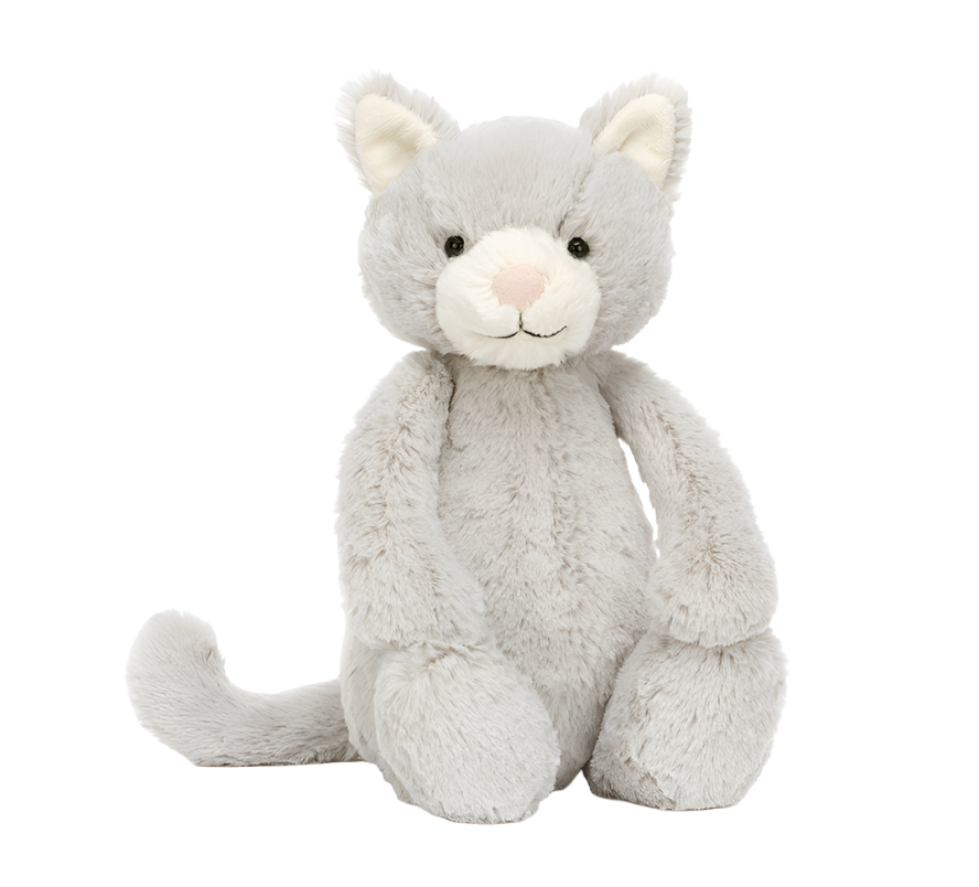 Jellycat Bashful Grey Kitty Simply Perfect